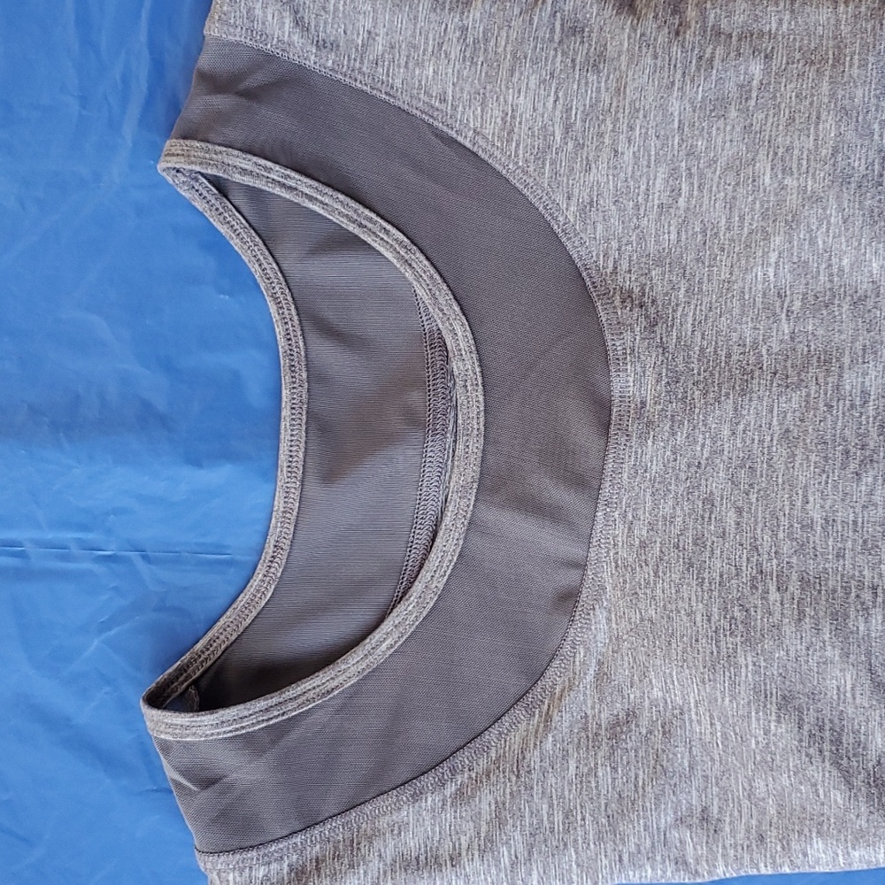 NWT Gottex scoop neck long sleeve-Sz Small🤩 Heather gray, form fitting ♥️ - Picture 5 of 9
